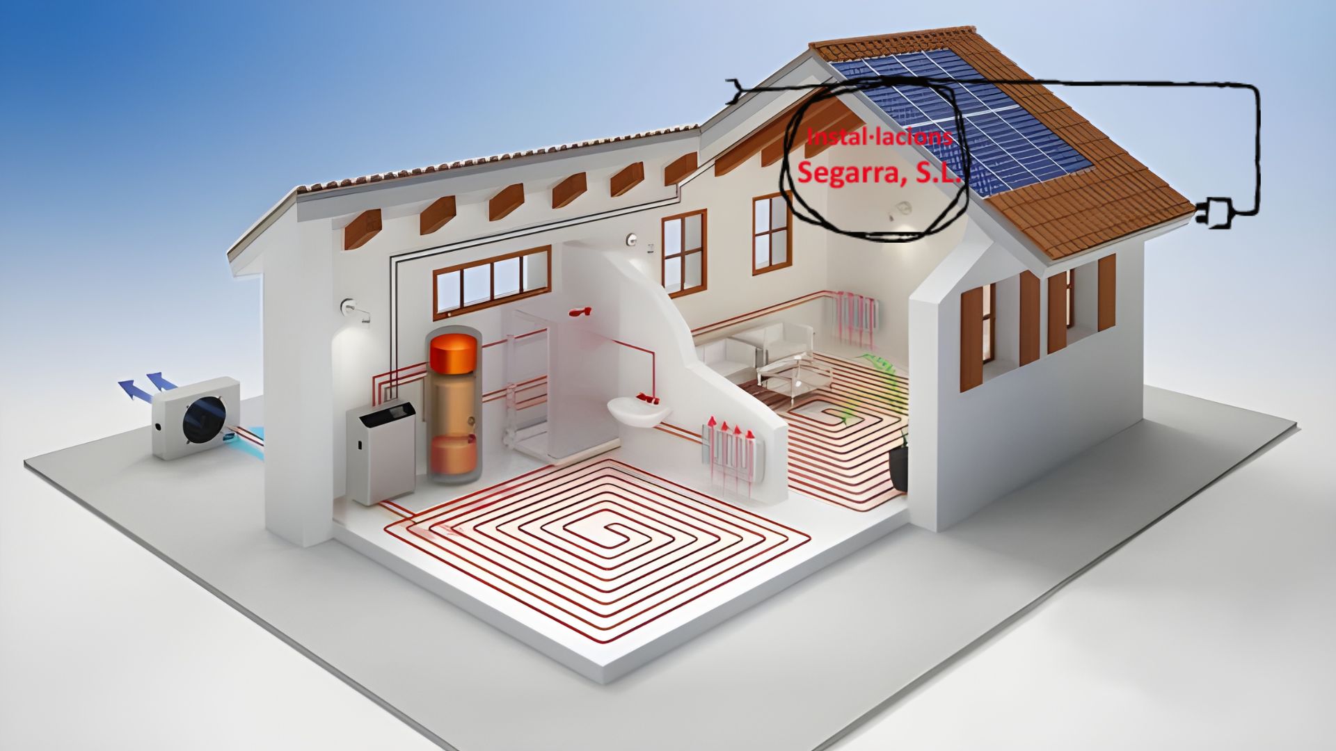 L’aerotèrmia és una tecnologia que extreu energia de l’aire exterior per climatitzar un habitatge,